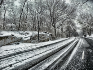 snowy roads