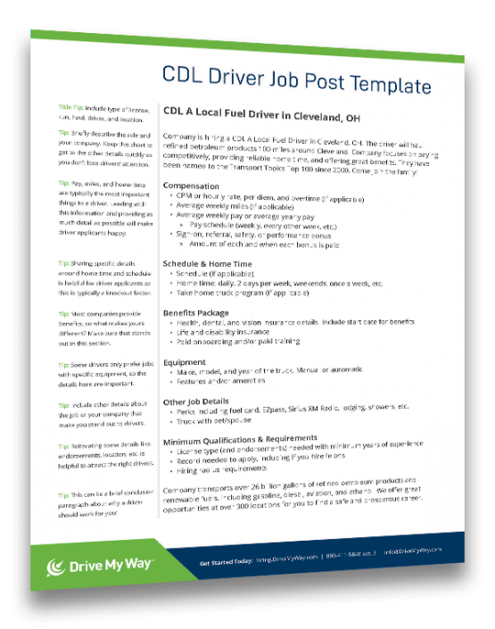 Government truck driving jobs positions job description