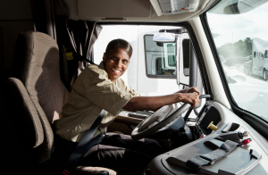 truck driver cab